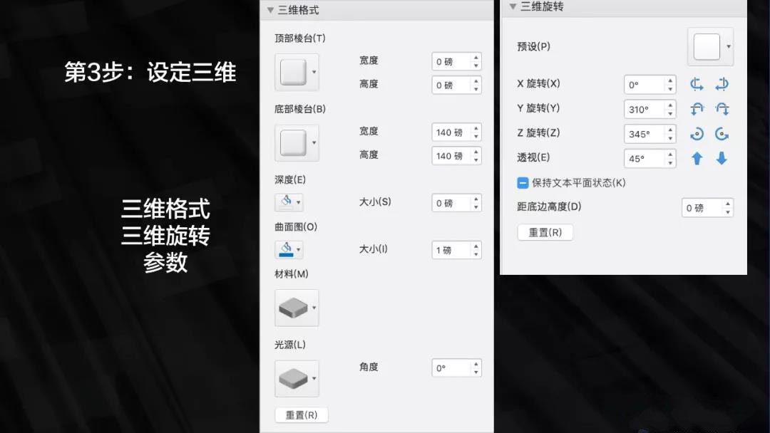 三維參數(shù)